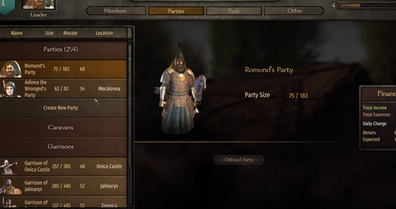 Вся информация о кланах и королевствах в Mount and Blade 2 Bannerlord