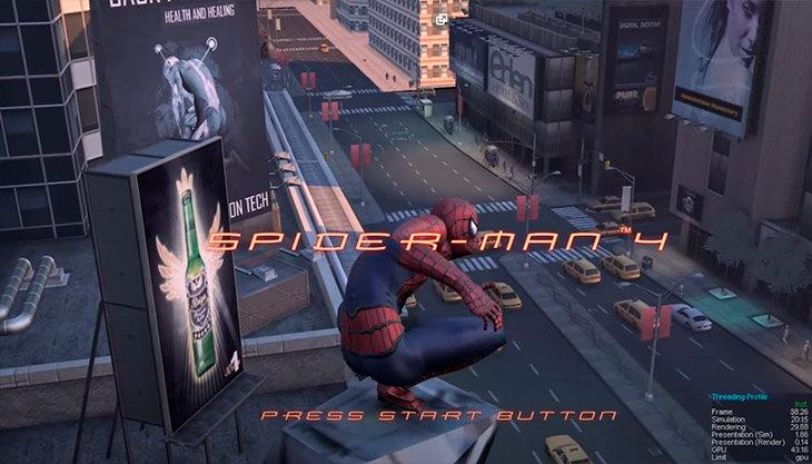 Опубликован геймплей отменённой Spider-Man 4