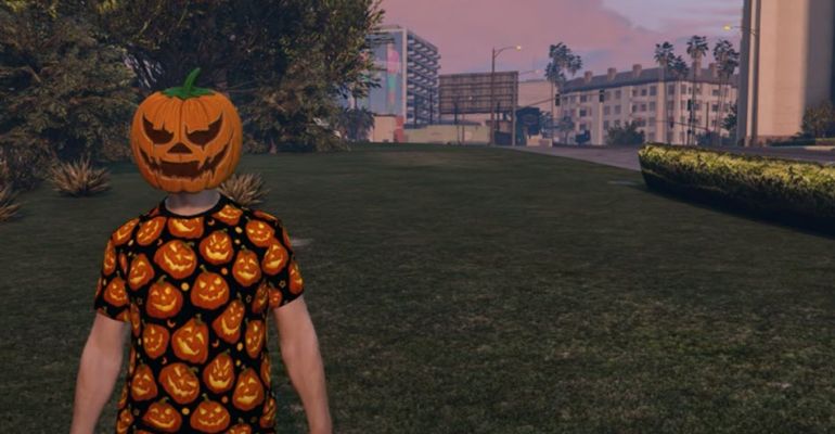 GTA Online: как получить тыквенную маску и футболку на Хэллоуин