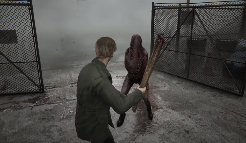 Битва с монстром в Silent Hill 2 Remake