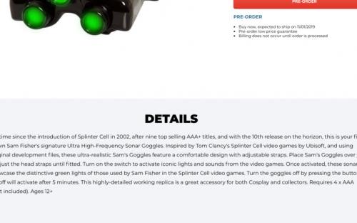 GameStop намекает на новый Splinter Cell