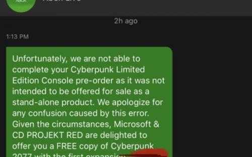 Microsoft дарит Cyberpunk 2077 всем, кто заказал Xbox One X за $2000