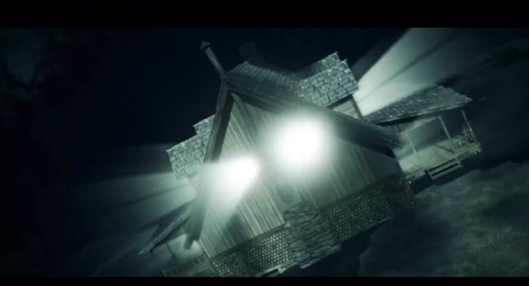 Светящийся дом в финальной сцене Alan Wake Remastered