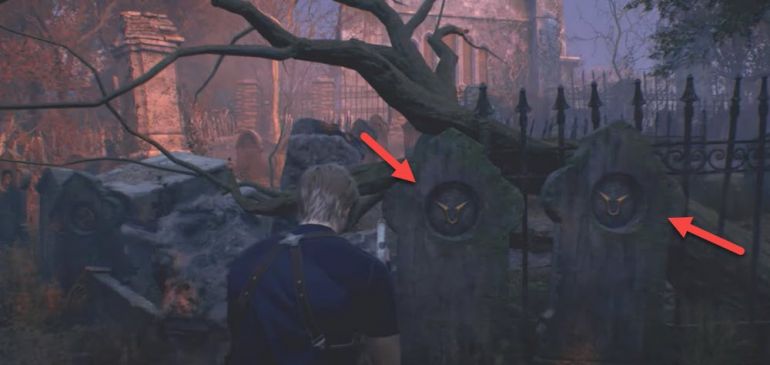 Эмблемы на надгробиях для задания у церкви Resident Evil 4