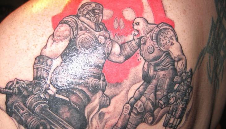 В Microsoft показали татуировки фанатов Gears of War