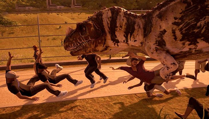 В Jurassic World Evolution 2 можно будет стрелять в динозавров